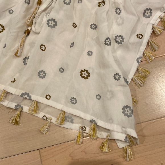 CHACH beach girls gold tassel sequin trim beach cover up dress - Picture 2 of 12